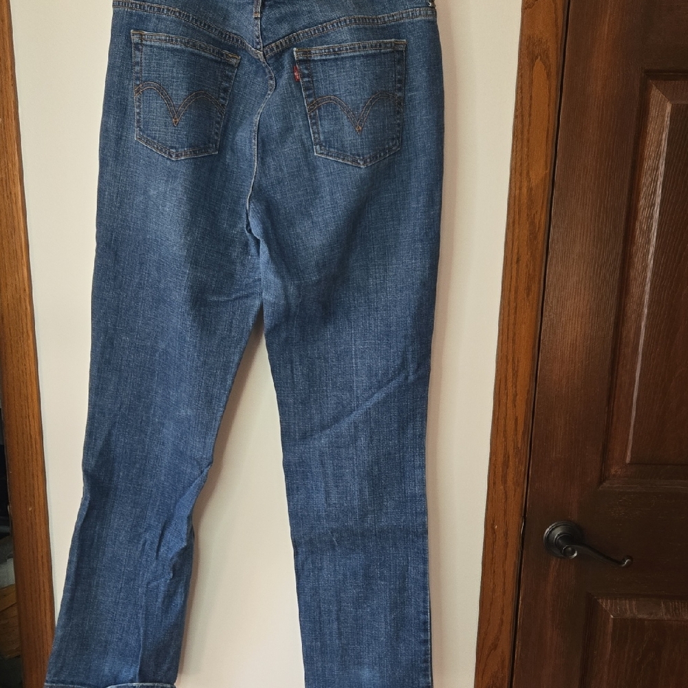 Stylish Blue Straight Leg Women's Jeans